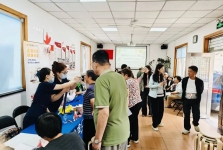 上海计生所医院走进徐汇安康居委，助力社区健康驿站活动